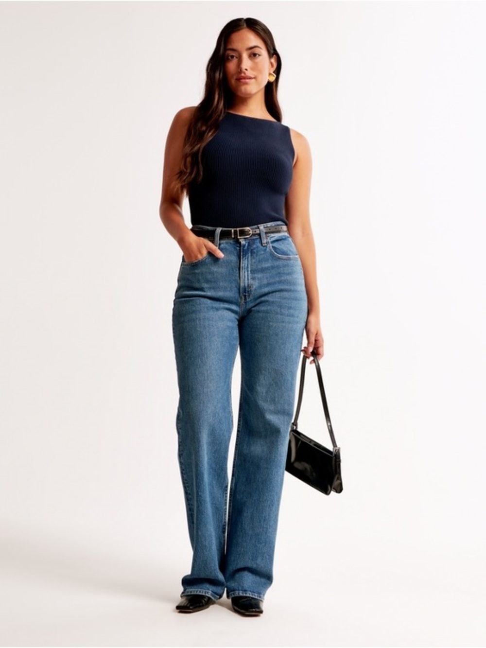 Abercrombie & Fitch The 90s Relaxed Jean High Rise Curve Love, size 29 regular